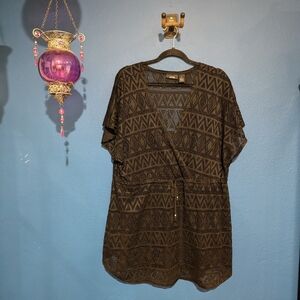 Apt 9 Geometric Patterned Women's Swim Cover